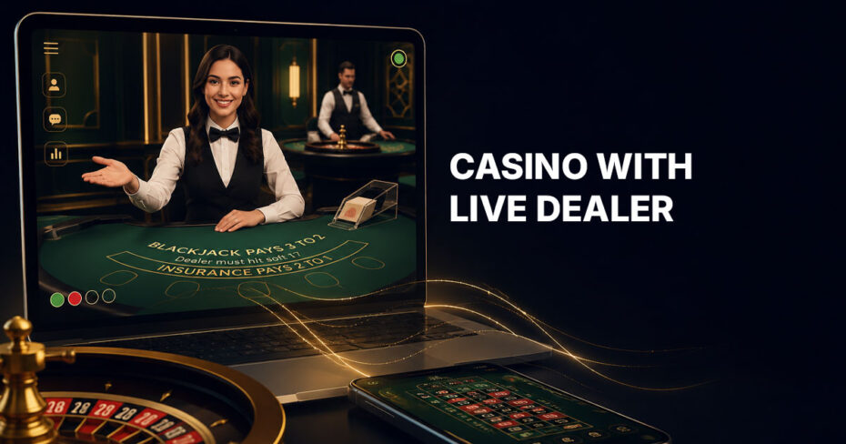 Casino with live dealer